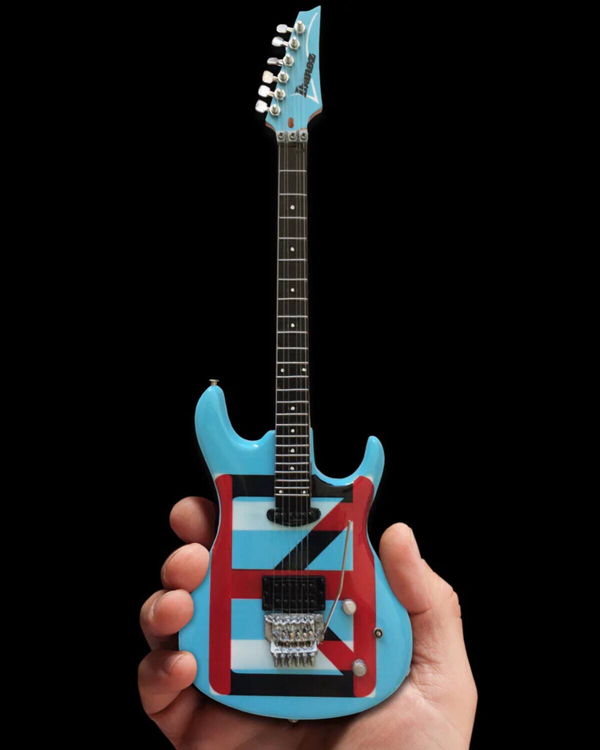 Alt View 2. Axe Heaven - Chickenfoot - Axe Heaven Joe Satriani Chickenfoot Miniature Guitar JS-603   - Collectibles - Multicolor.