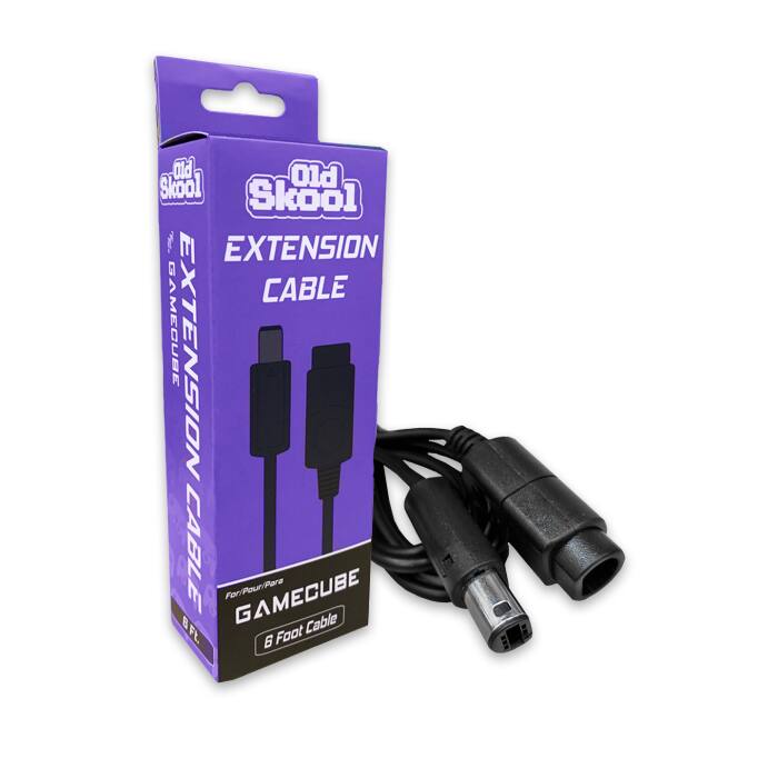 Old Skool EXTENSION CABLE GAMECUBE EXTENSION B FL. CABLE For/Pour/Para GAMECUBE B Foot Cable