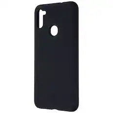 Front. Incipio - Incipio DualPro Series Dual Layer Case for Samsung Galaxy A11 - Matte Black - Black.