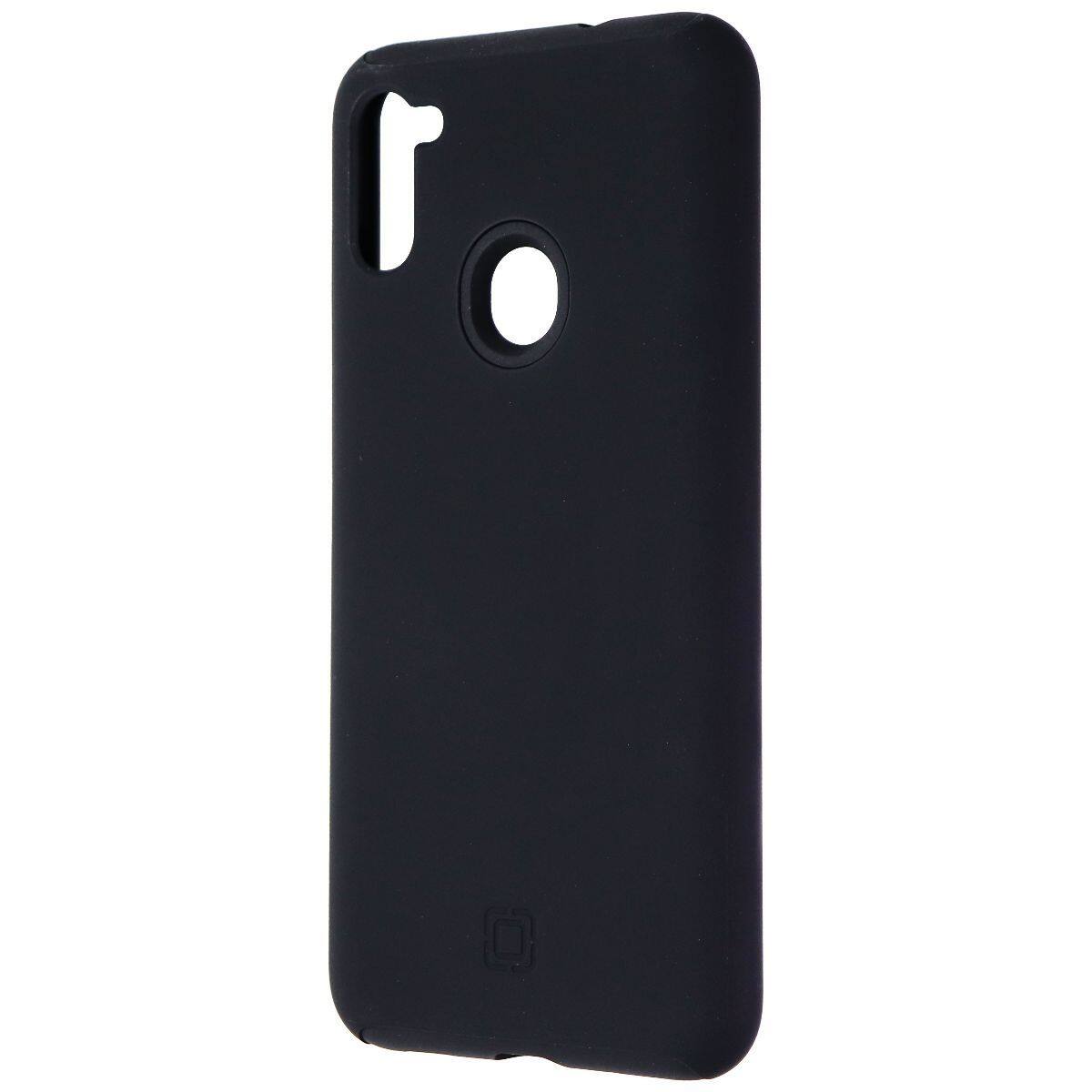 Front. Incipio - Incipio DualPro Series Dual Layer Case for Samsung Galaxy A11 - Matte Black - Black.
