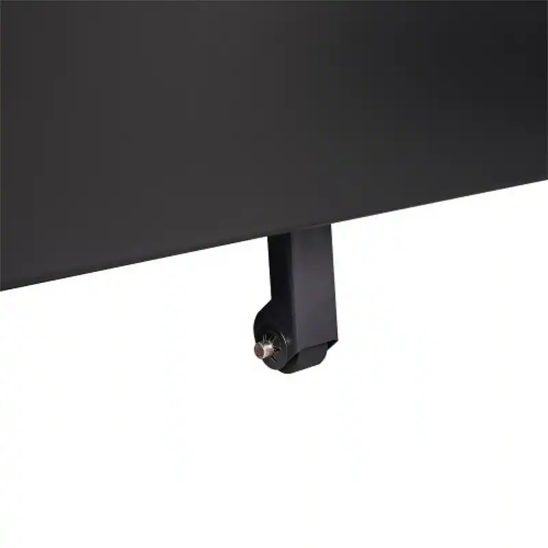 Alt View 10. HTUTWOO - 3-Drawer Mobile File Cabinet with Lock - Cold Rolled Steel Fully Assembled, 5 Wheels with Brakes, Fits Legal/A4 Files - Black.