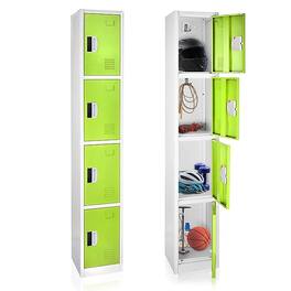AdirOffice - Storage Locker 629-Series 72" H 4-Tier Steel Digital Lock 4-Shelf Locker - Green