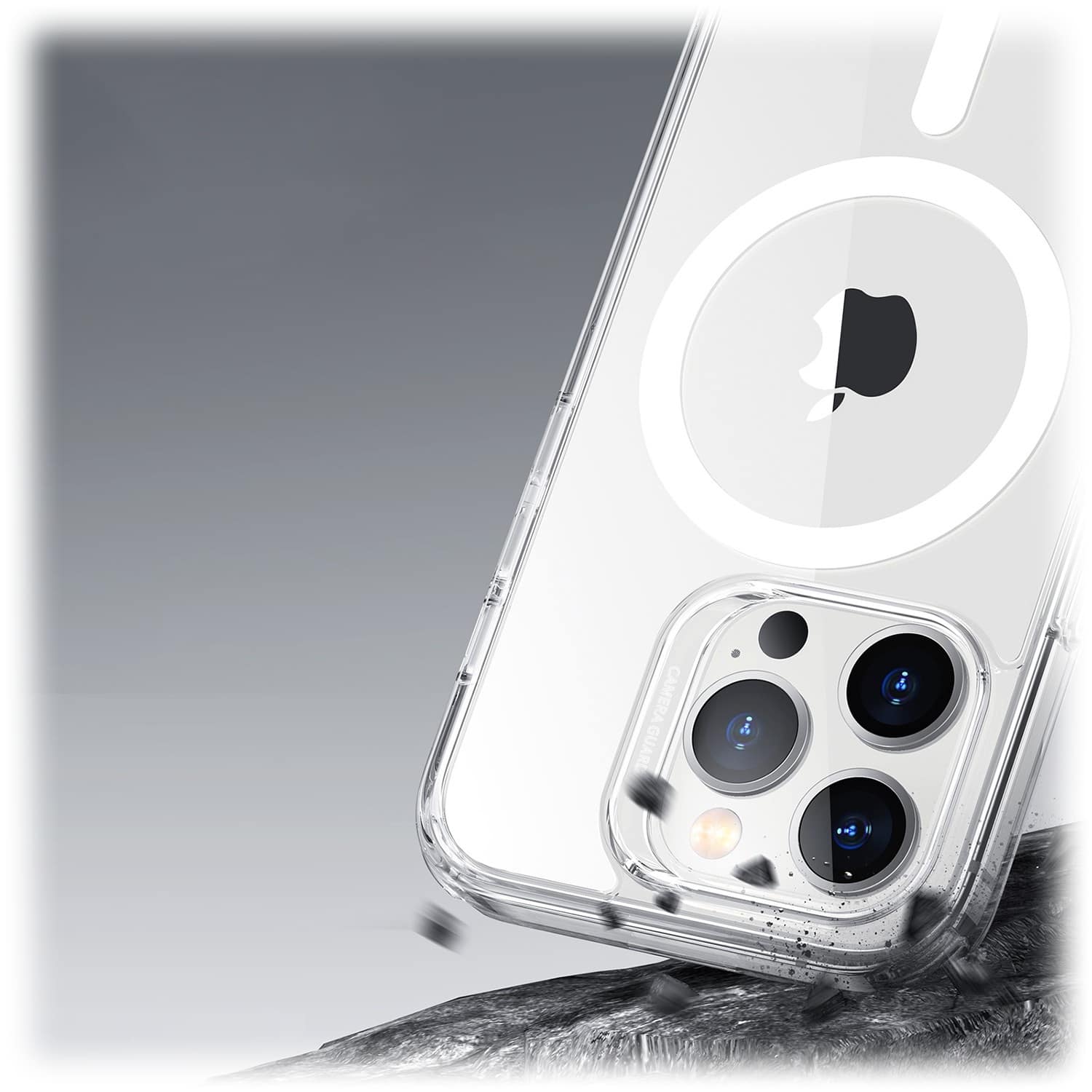 Alt View 14. SaharaCase - Hybrid-Flex Hard Shell Case for Apple iPhone 14 Pro Max - Clear.