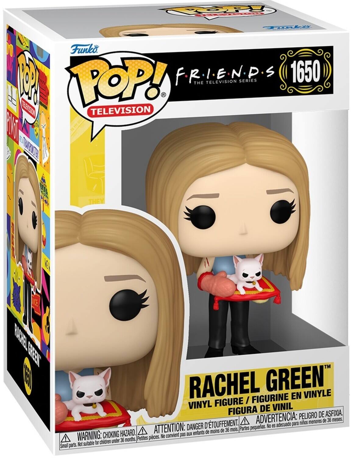 POP! To Funko. B F.R.I.E.N.D.S THE TELEVISION SERIES 1650 TELEVISION H F 1H AEMG RAE THEY CE RACREL GREENT RACHEL GREEN FIGURINE EN VINYLE FIGURE / VINYL DE VINIL FIGURA PELIGRO DE ASFIXIA. D'TOUFFEMENT. ADVERTENCIA: para nios menores de 36 meses. DANGER pequeas. No es adecuado HAZARD. ATTENTION: BuX enfants de moins de 36 mois, Partes WARNING: CHOKING Petites pices. Ne convient pas children under 36 months Not suitable for Small parts.