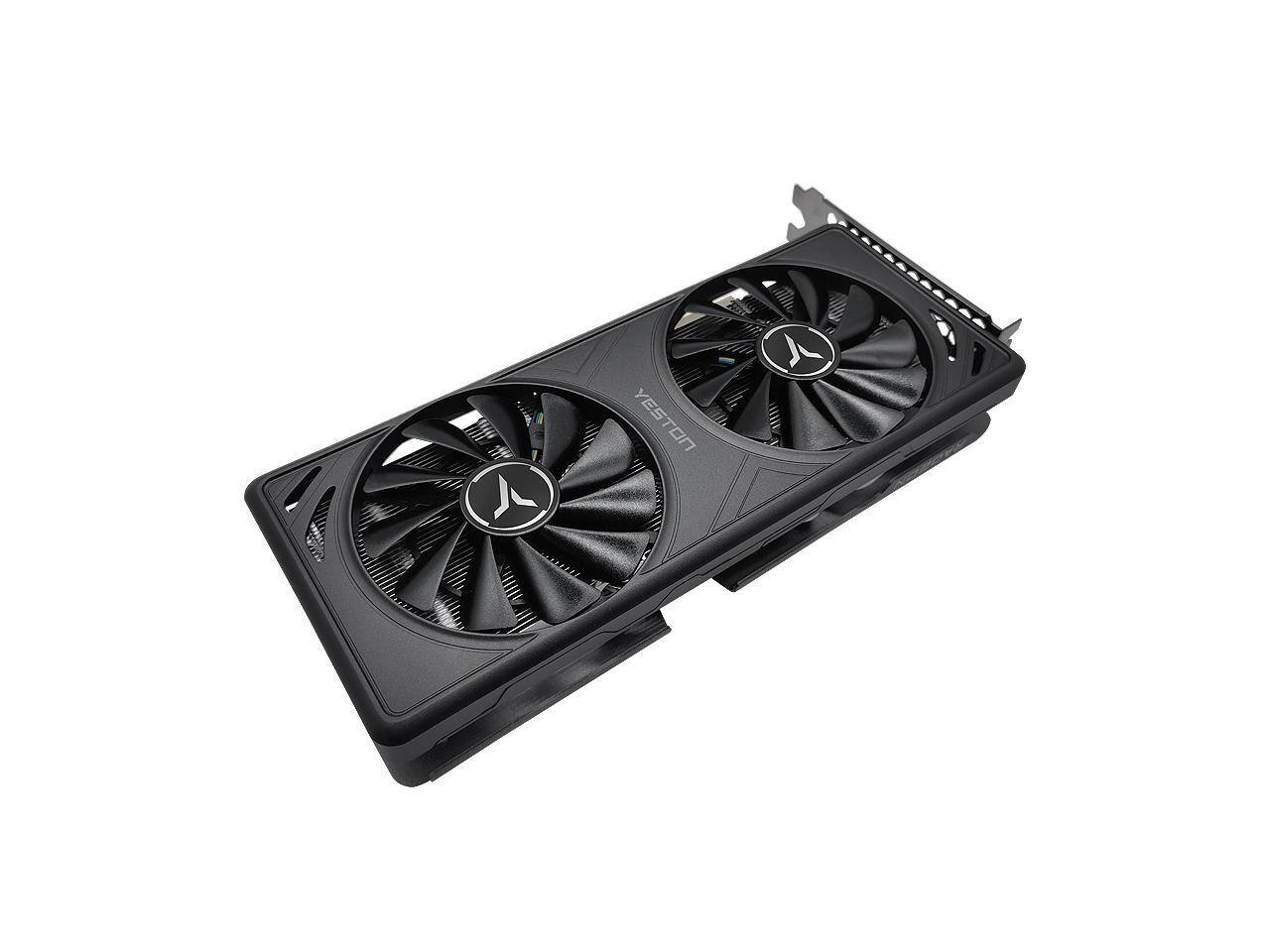 Alt View 4. Yeston - Yeston Radeon RX 9060 XT 8GB GDDR6 PCI Express 5.0 Graphics Card RX9060XT.