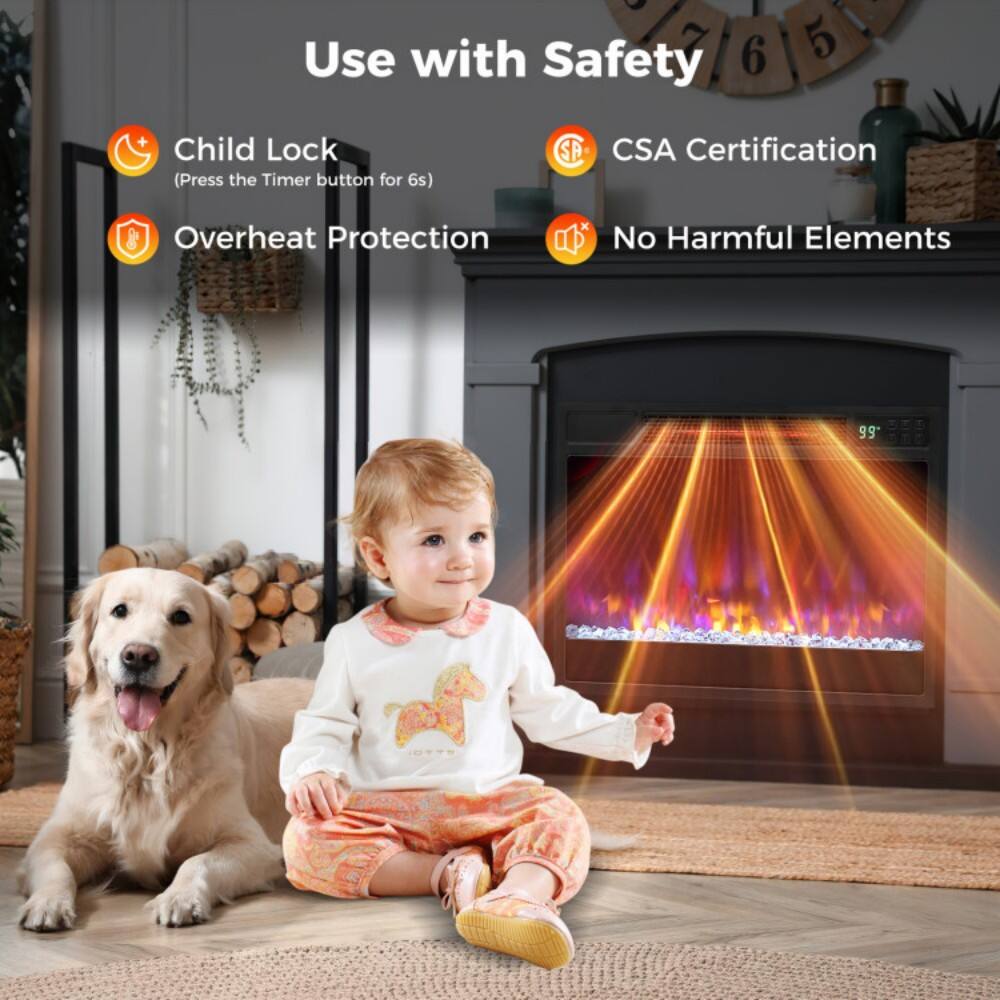 Use with Safety

- Child Lock (Press the Timer button for 6s)
- Overheat Protection
- CSA Certification
- No Harmful Elements