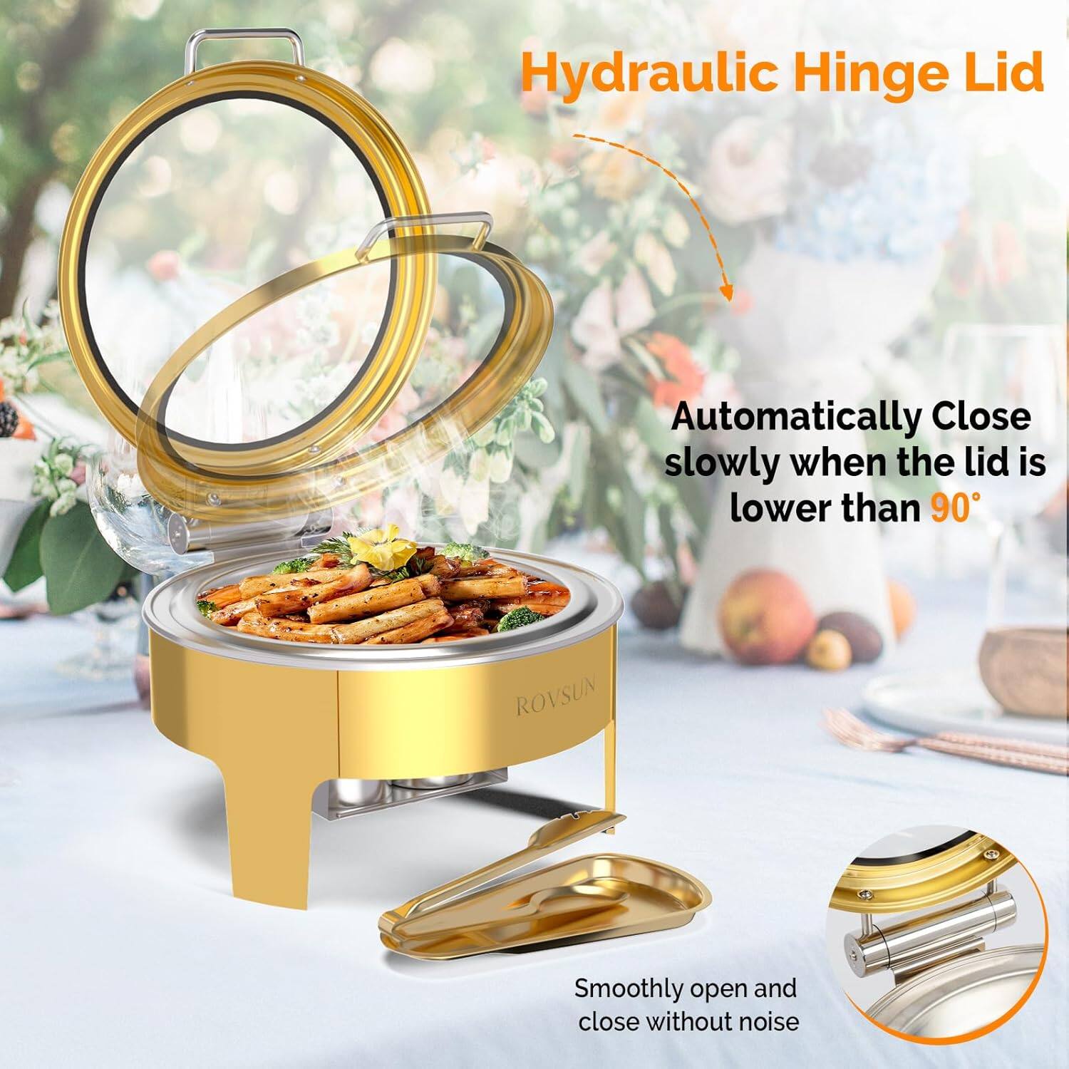 Hydraulic Hinge Lid

Automatically Close slowly when the lid is lower than 90°

Smoothly open and close without noise