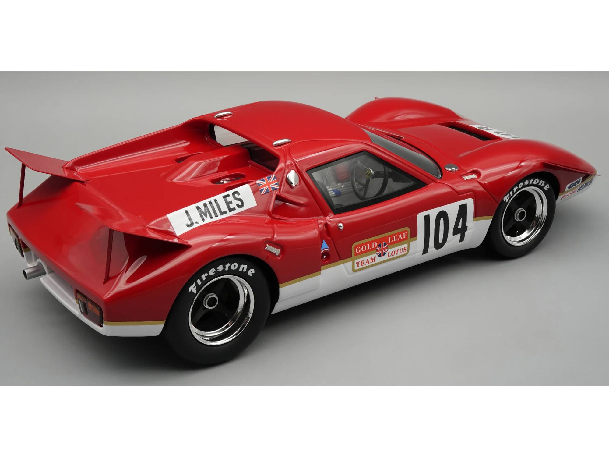 DV 72 J.MILES J. Firestone  
ZIPSONE GOLD LOTUS LEAF 104 TEAM  
RED