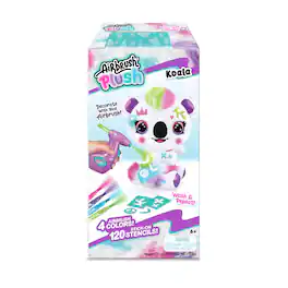 Canal Toys - Airbrush Plush Koala – DIY Stuffed Animal Decorating Kit