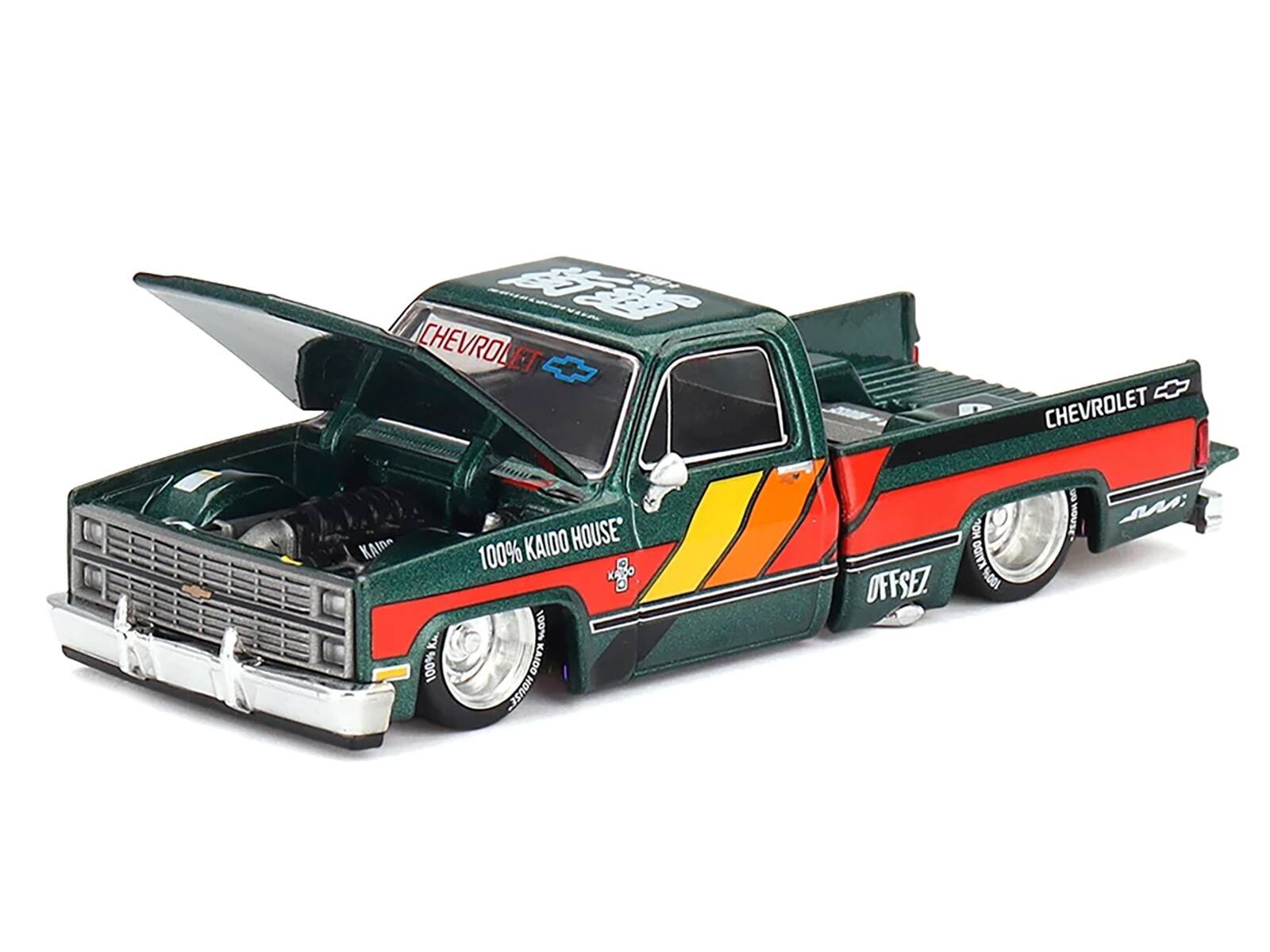 ミニカー Kaido SilveradoFuji Speedway 3 Set Kaido House x Mini GT '83 Chevrolet Silverado Kaido Works V3 - 1