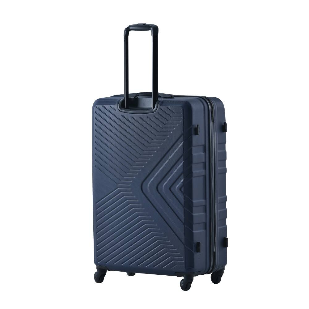 Alt View 1. Ropilly - Ropilly 3 Piece Luggage Set ABS Hard Shell Suitcase Set Navy - Navy.