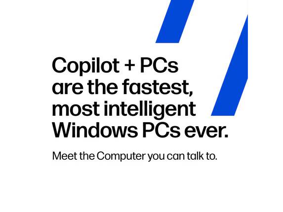 Copilot + PCs are the fastest, most intelligent Windows PCs ever. Meet the Computer you can talk to.