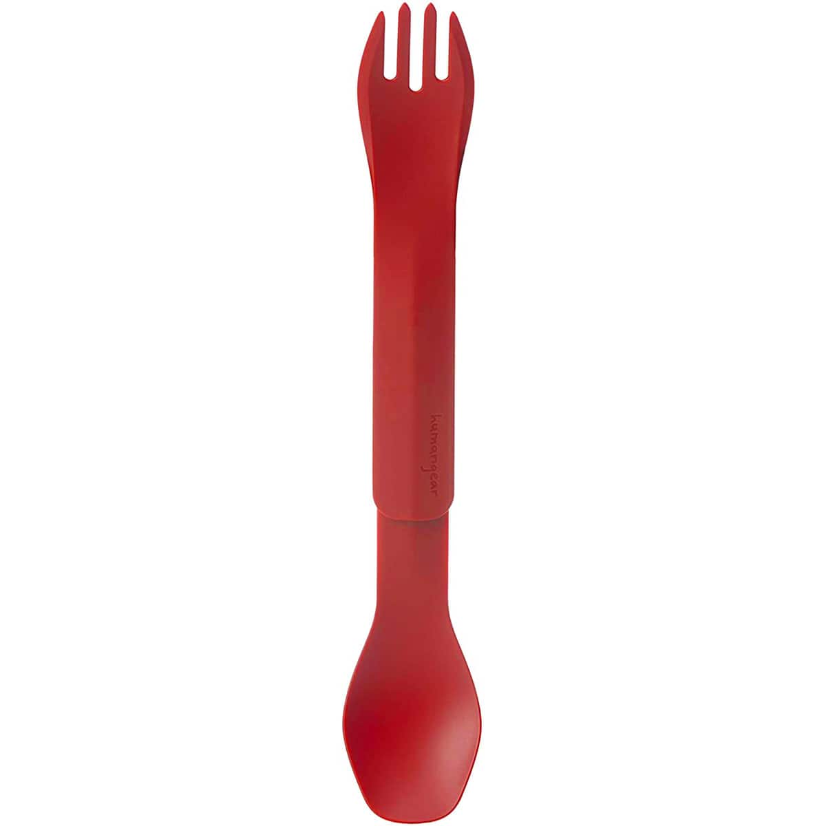 Humangear - GoBites Duo Reusable Fork and Spoon Travel Utensils - Red