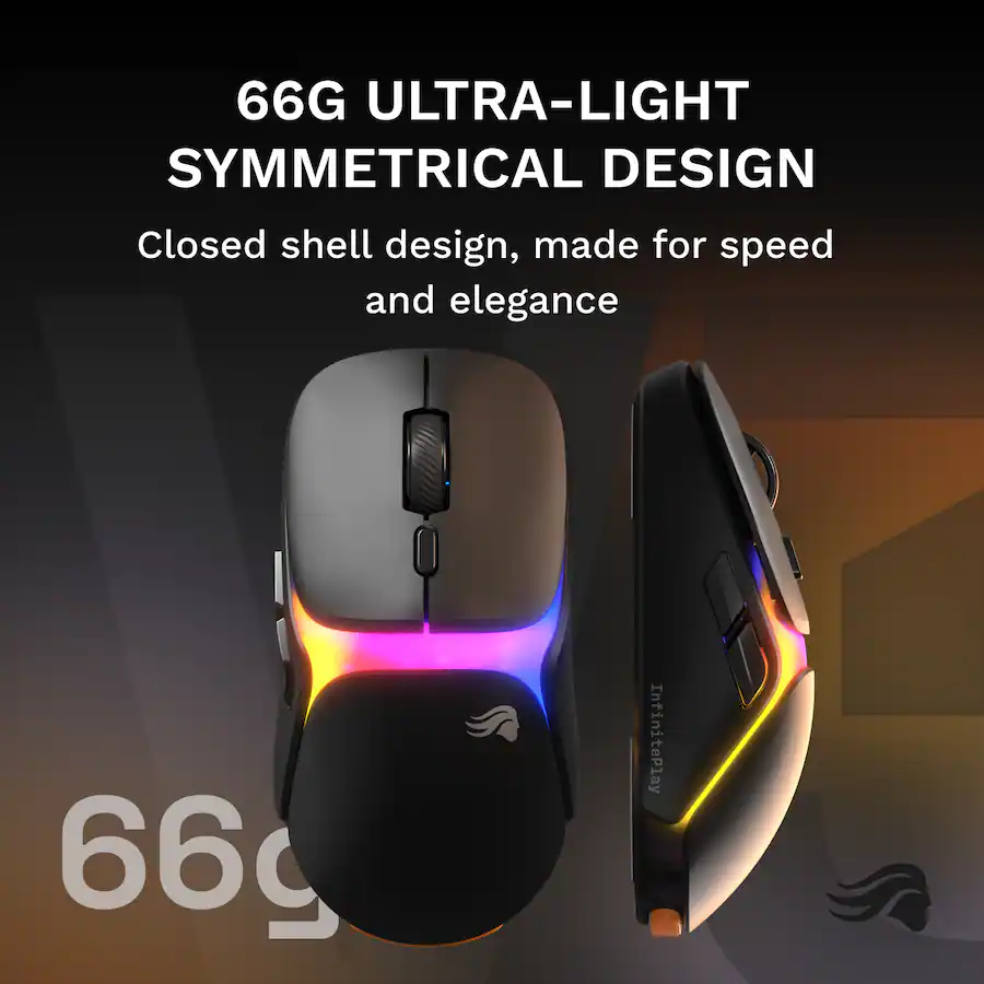Glorious Model O Minus Wireless Optical Honeycomb RGB Gaming Mouse