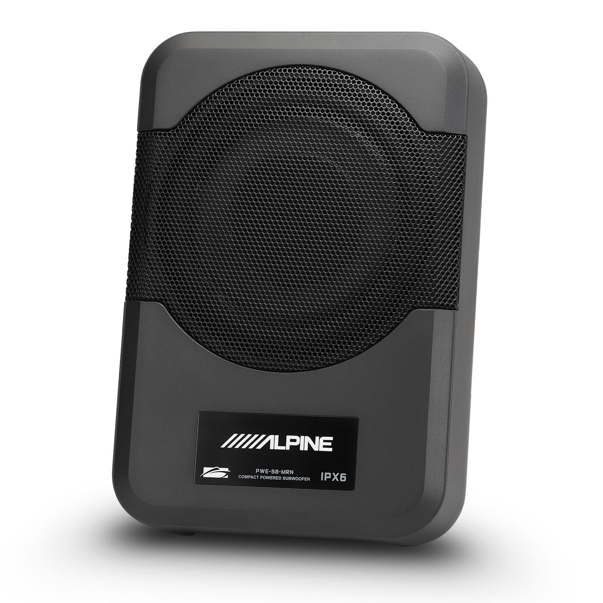 ALPINE WE-58-MRN COMPACT POWERED SUBWOOFER IPX6