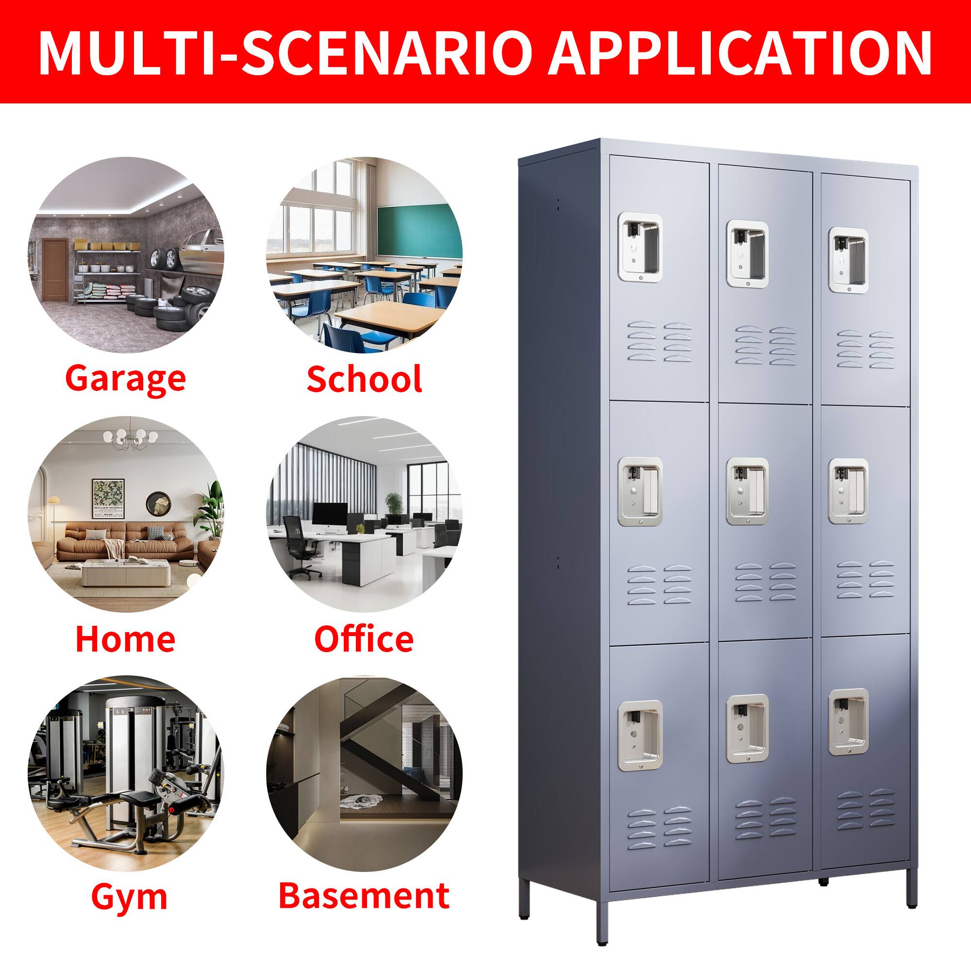 MULTI-SCENARIO APPLICATION

- Garage
- School
- Home
- Office
- Gym
- Basement