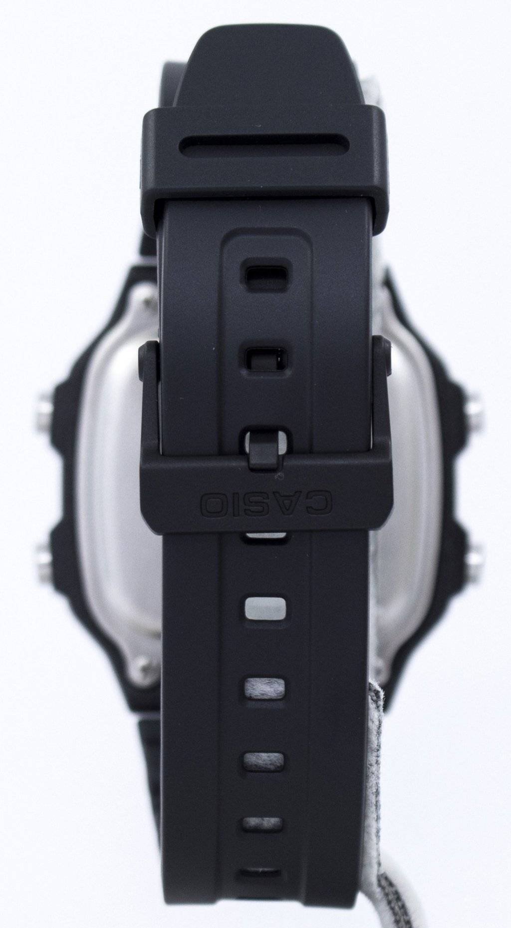 Back. Casio - Digital World Time AE-1200WH-1BV Mens Watch Stopwatch Alarm Timer 100M - Black.