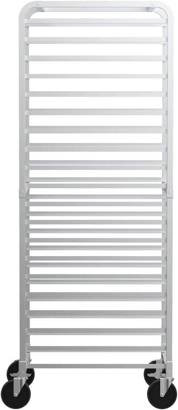 Alt View 3. Winado - 20 Tier Stainless Steel Bakery Rack Hold up to 20 Full or 40 Half Size Bun Pans for Restaurant & Commercial Kitchen Use - Silver.
