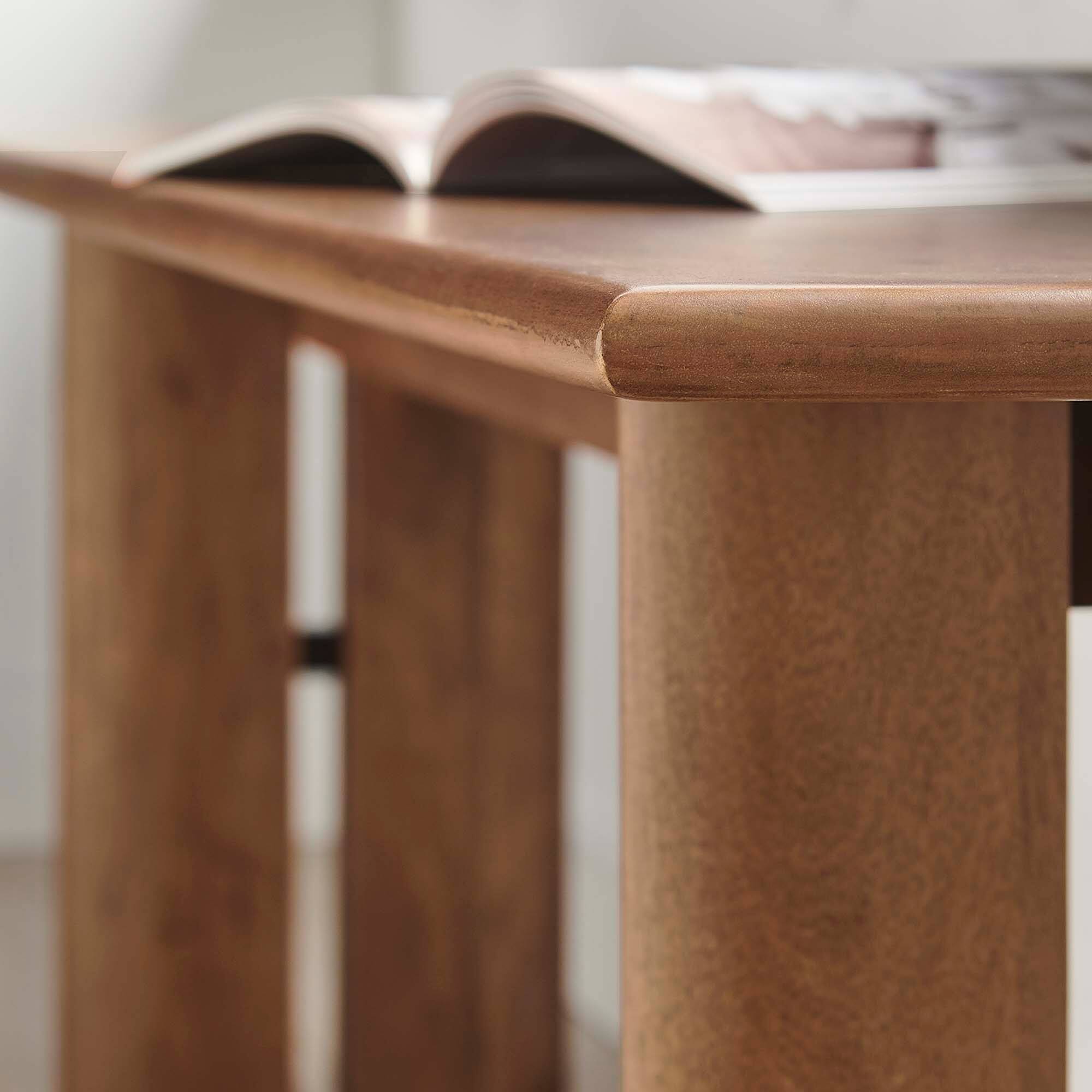 Alt View 6. Modway - Amistad 72" Wood Bench by Modway - Brown.