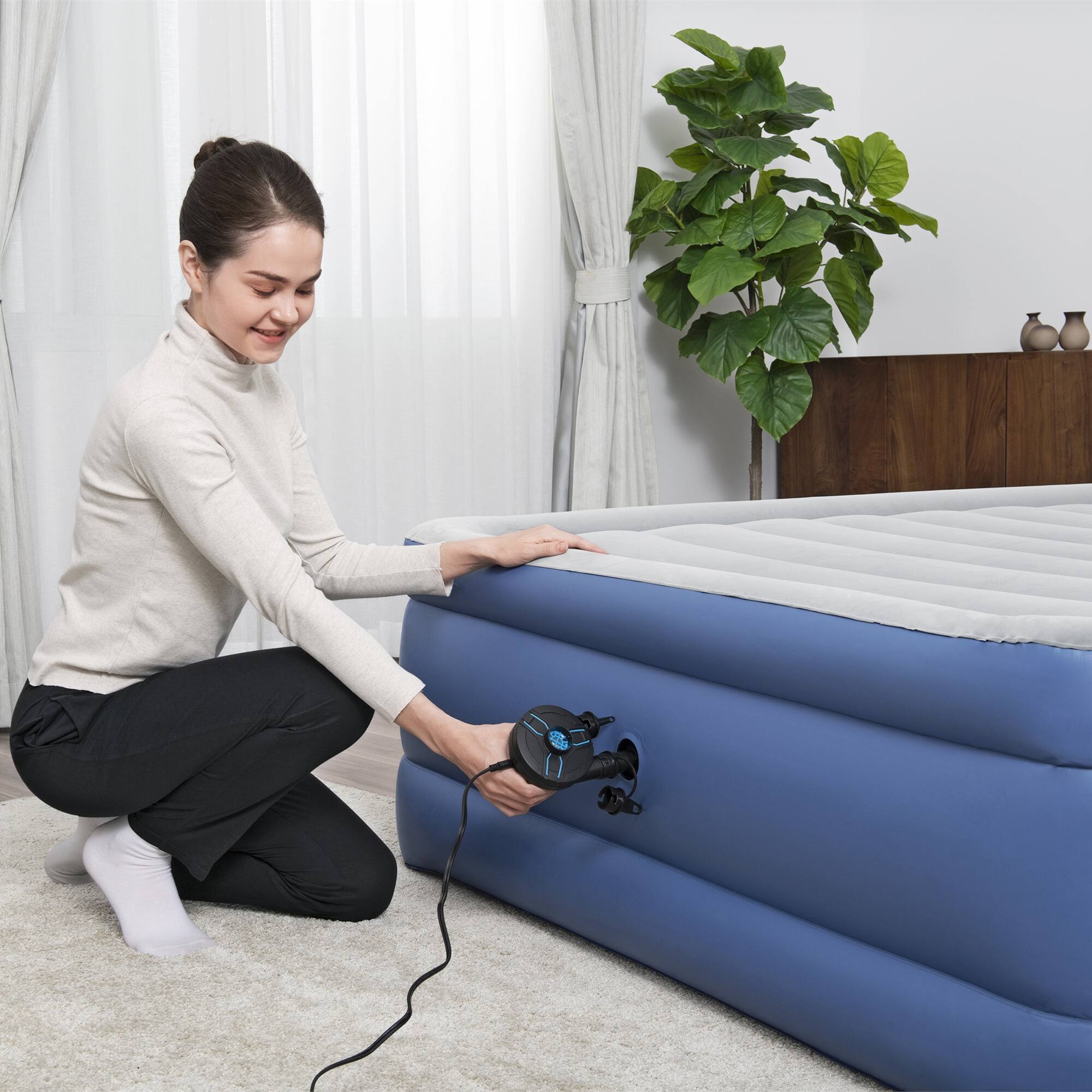 Alt View 1. Bestway - PowerTouch: DC Electric Air Pump - Black.