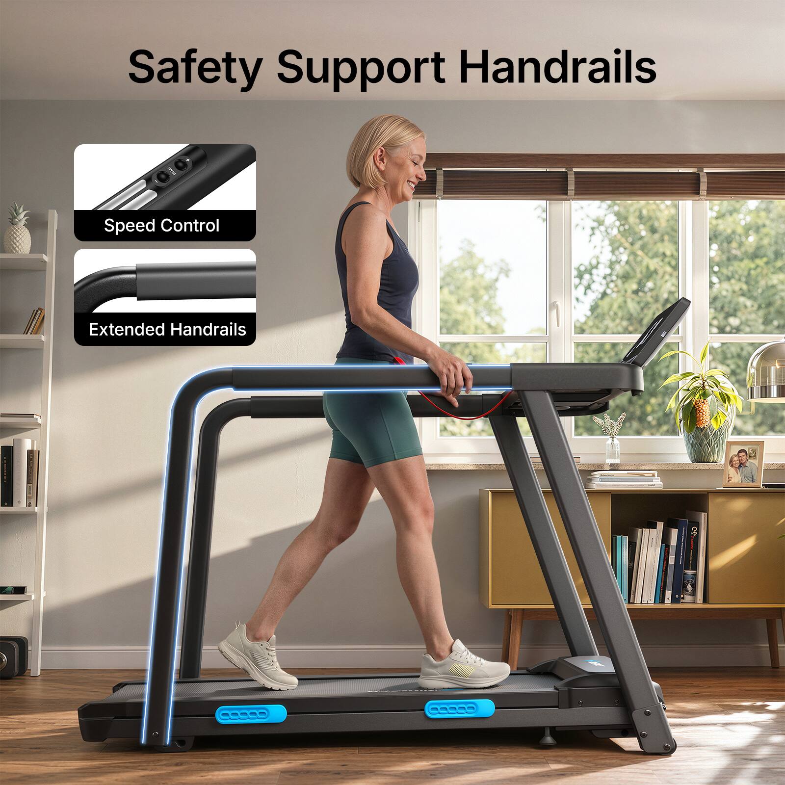 Safety Support Handrails

Speed Control

Extended Handrails