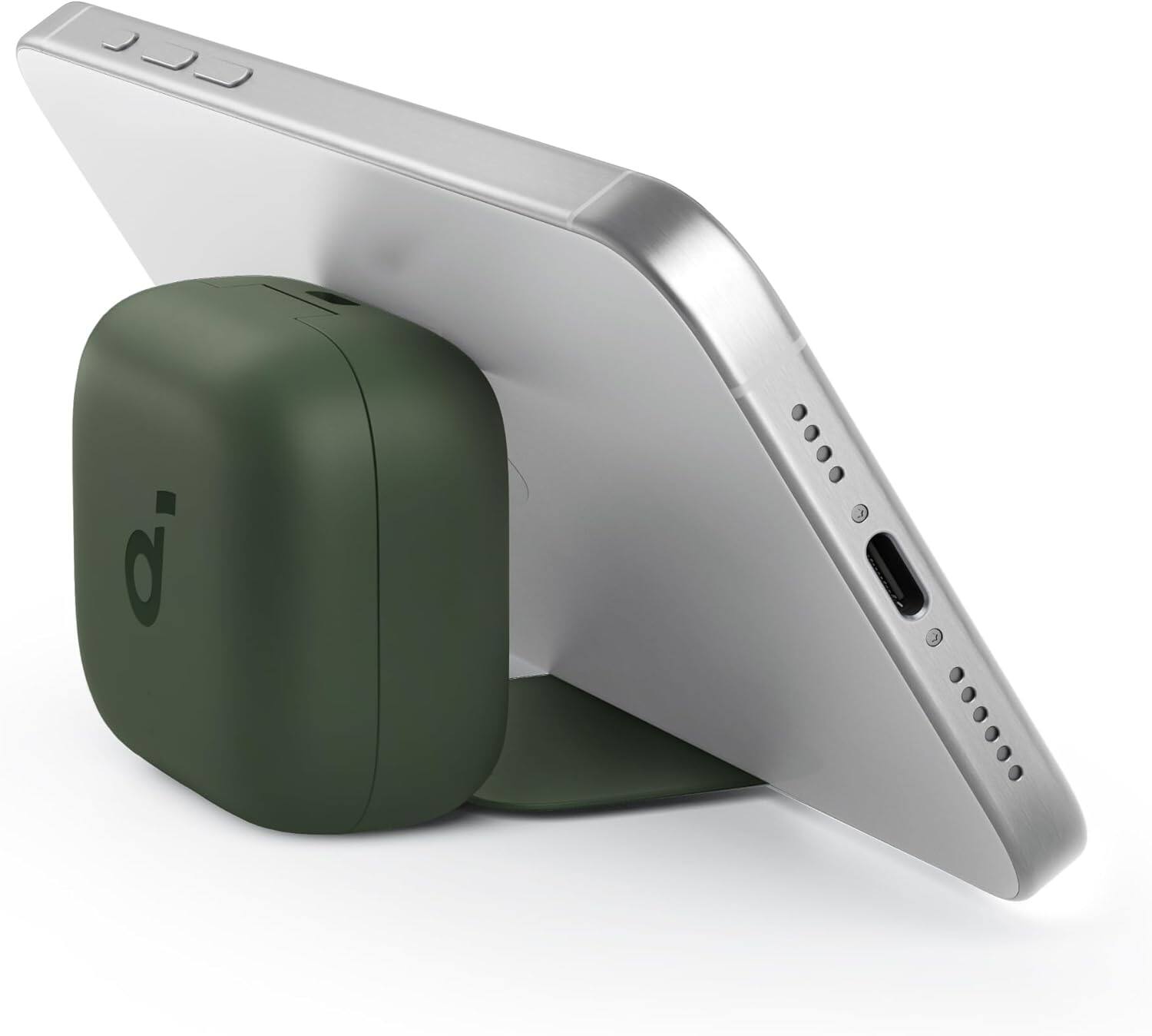 Back. Soundcore - Soundcore - by Anker P30i True Wireless Noise Cancelling Earbuds - Green - Green.