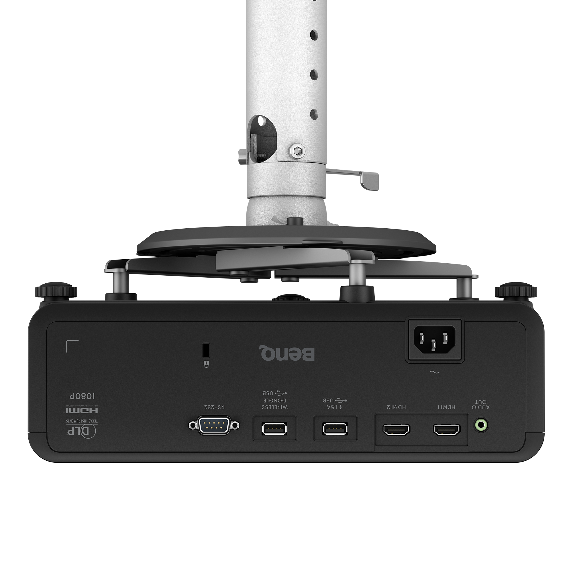 BenQ 1080P IWCH 5232 an DONGLE WIRELESS and $1,5A HDMI2 HDMI OUT AUDIO URE 2 DLP