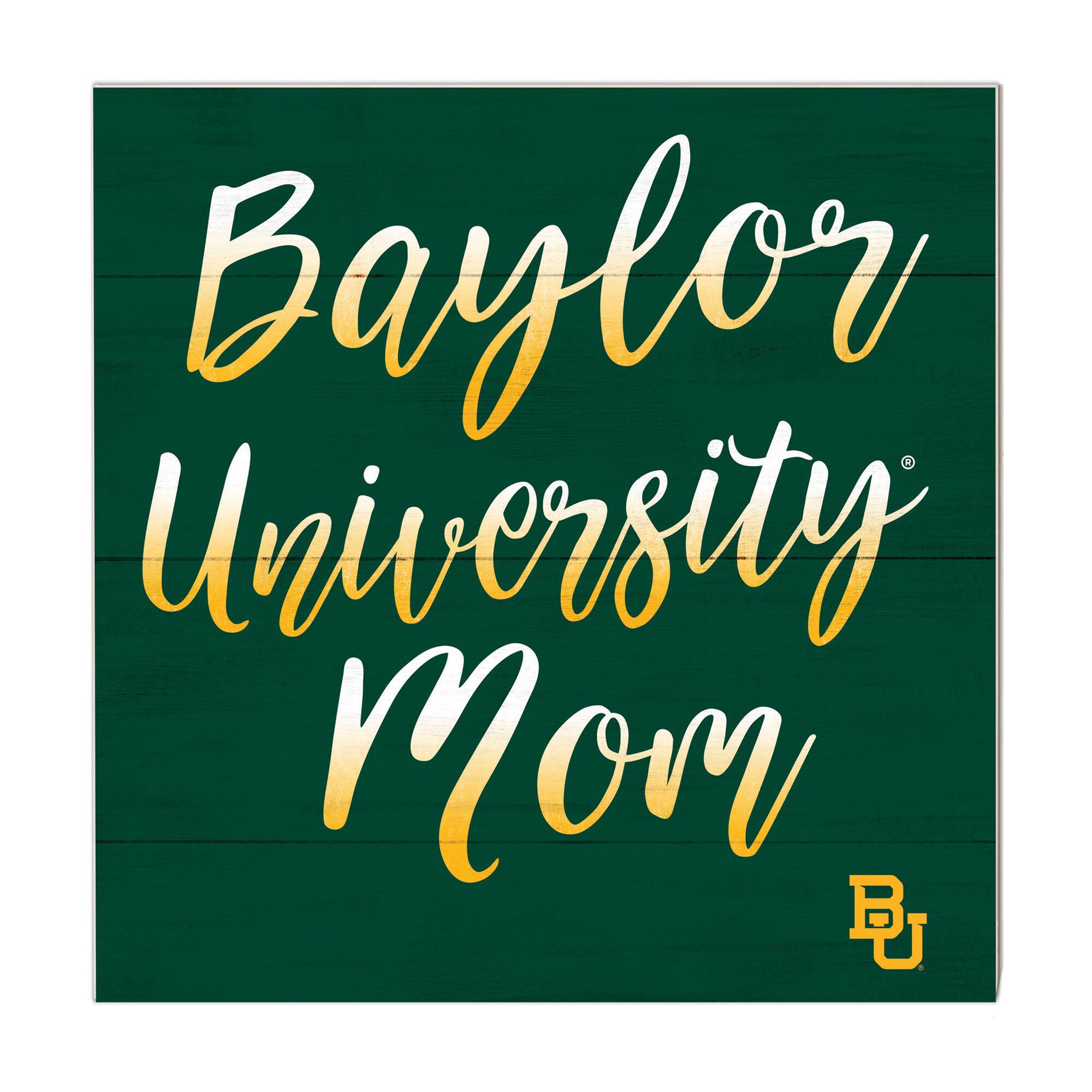Baylor Bears 10'' x 10'' Mom Plaque