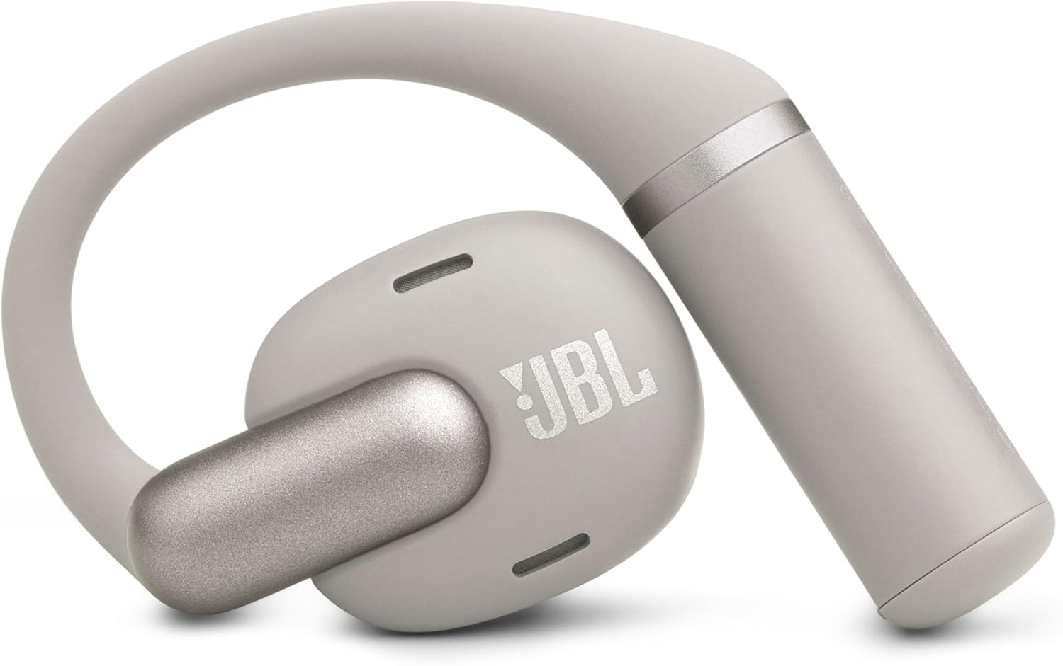 Alt View 4. JBL - Sense Pro Open-Ear Wireless Headphones with Case - Grey.