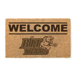 Jardine - Rochester Institute of Technology Tigers 18" x 30" Welcome Doormat - Brown