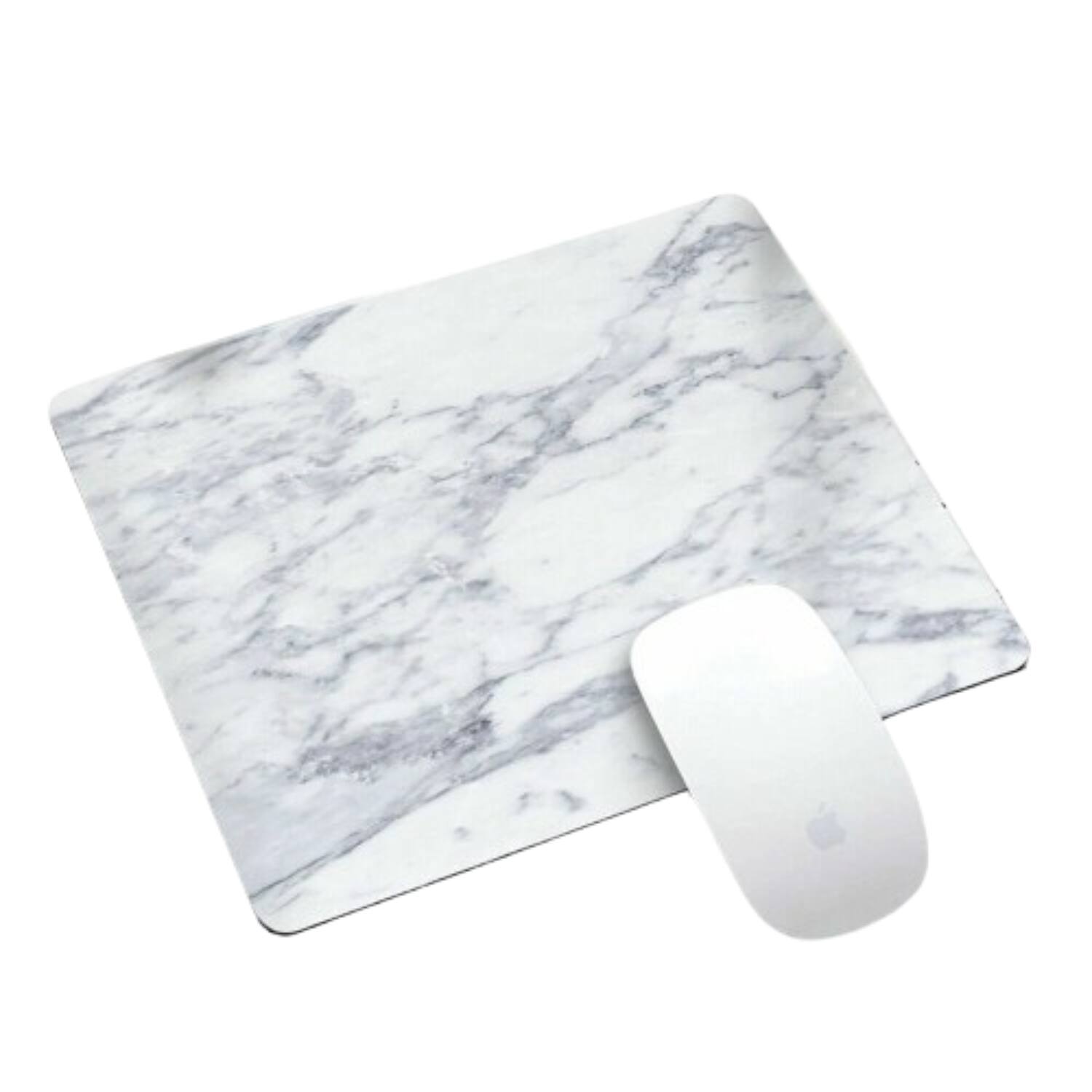 Stock Preferred - Marble Gaming Mouse Pad - White