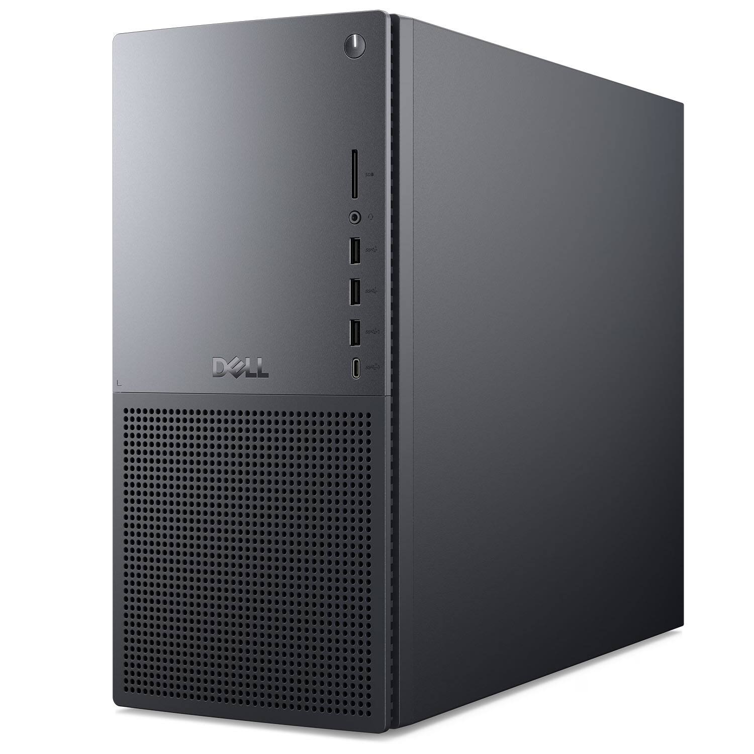 Alt View 4. Dell - Dell Tower Plus EBT2250 Desktop (Intel Ultra 7-265, 32GB DDR5, 1TB M.2  PCIe SSD, Win 11 Pro) w/USB Hub - Black.