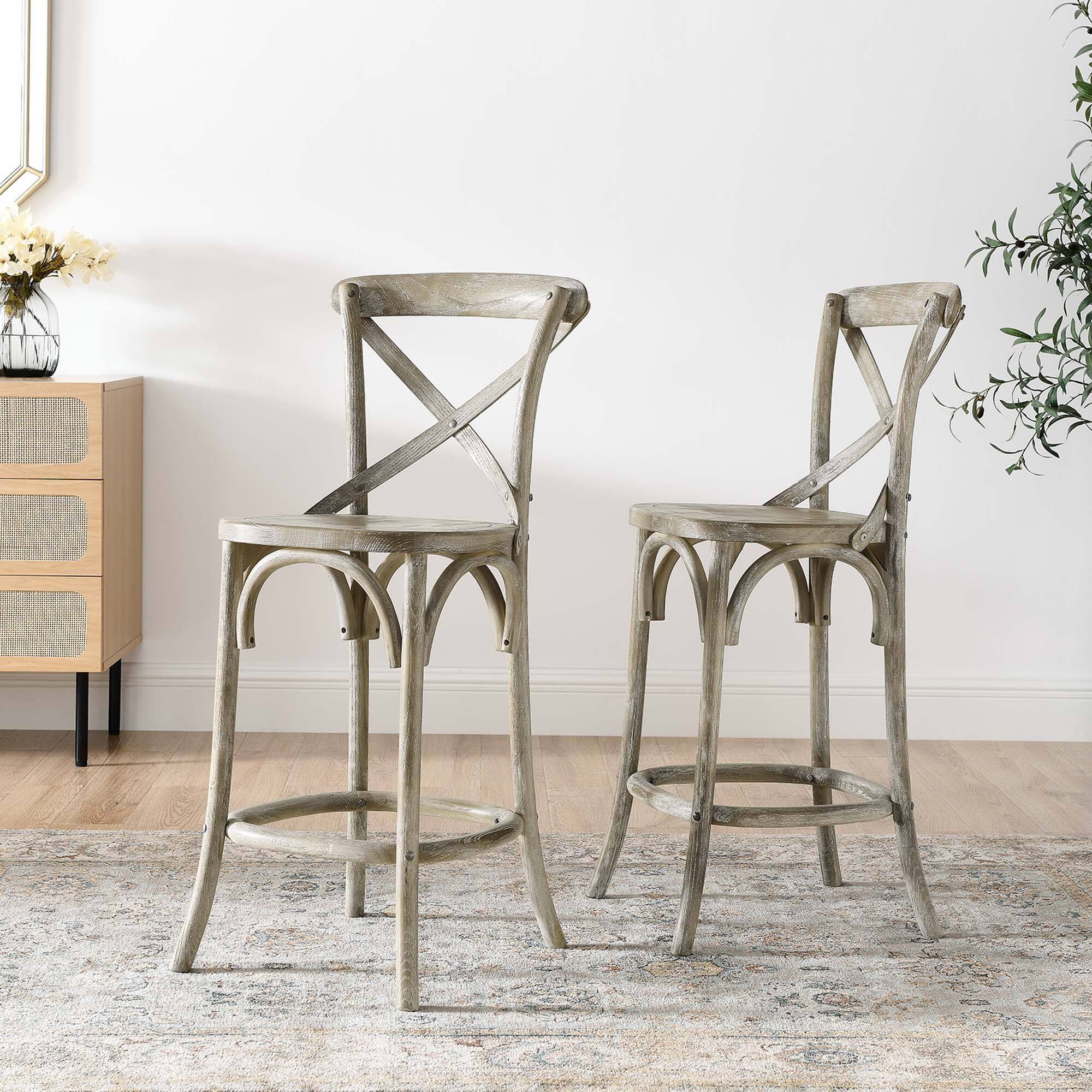 Alt View 5. Modway - Gear Counter Stool by Modway - Gray.