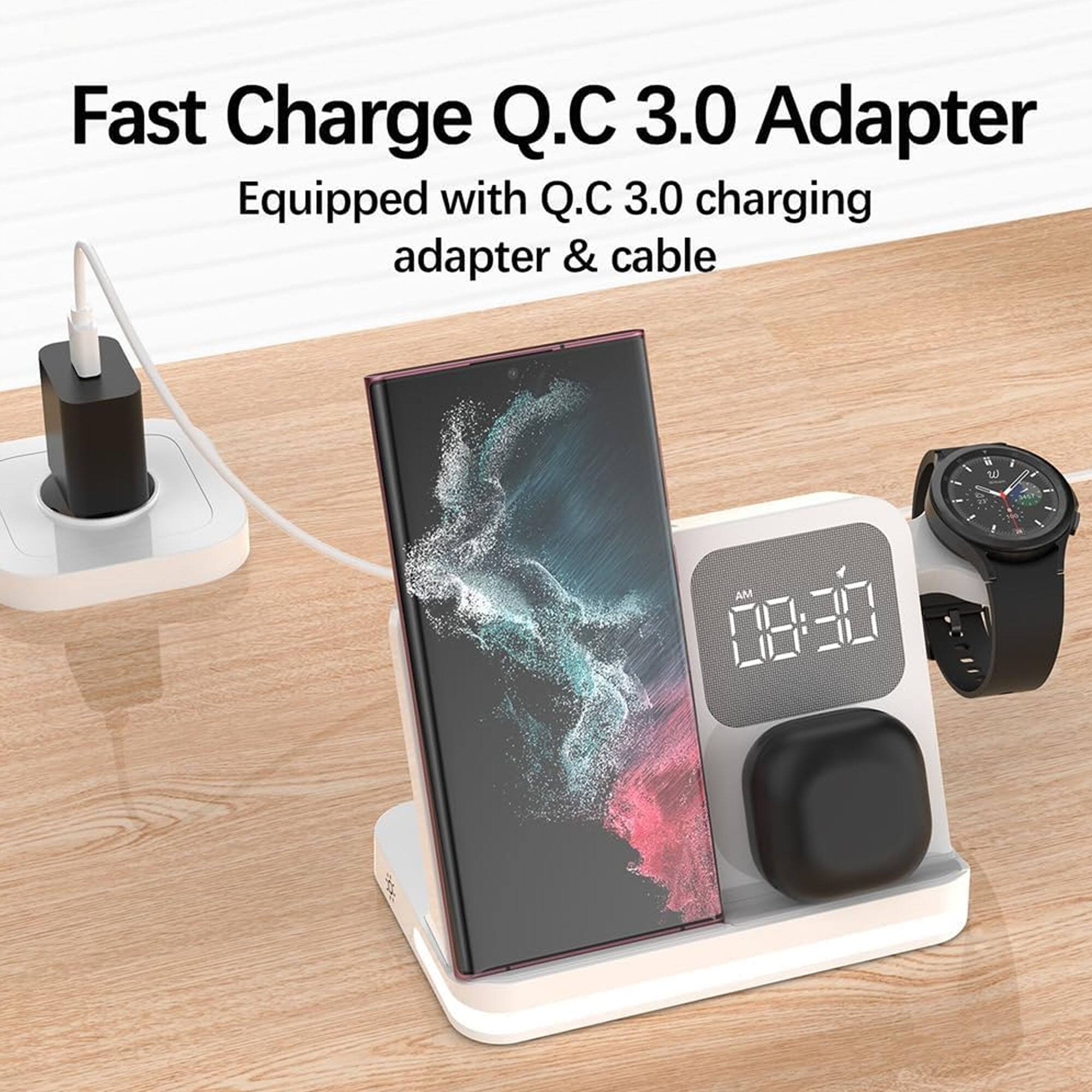 Fast Charge Q.C 3.0 Adapter  
Equipped with Q.C 3.0 charging adapter & cable