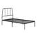 Front Zoom. Sauder - Harvey Park Twin Metal Platrorm Bed w/ Headboard - Black.