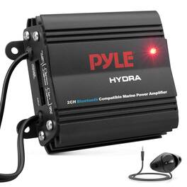 Pyle - Auto 2-Channel Marine Amplifier - 200 Watt - Black