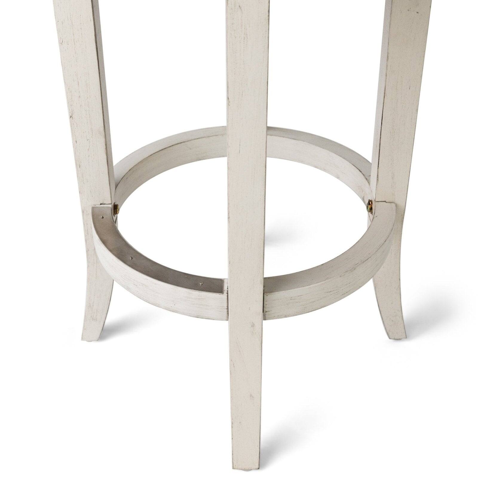 Alt View 8. Maven Lane - 31' Eva Bar Stool in White Oak Finish with Fabric Upholstery - White Oak.
