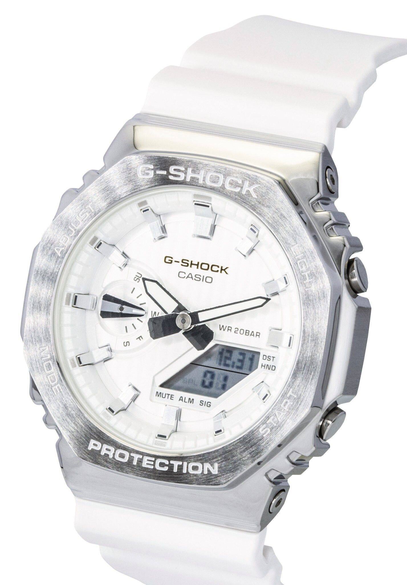 G-SHOCK ADJUST G-SHOCK LIGHT SU CASIO WR 20BAR 12.31 DST MODE HND SPL 01: MUTE ALM SIG START PROTECTION