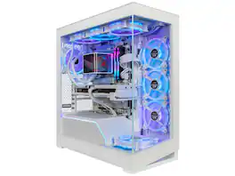 CLX - Horus Gaming Desktop - Intel Ultra 9 285K, 32GB DDR5, RTX 5080, 2TB SSD, WiFi, AI-Accelerated - White