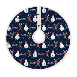 Pegasus - Atlanta Braves Reindeer Tree Skirt - Multicolor