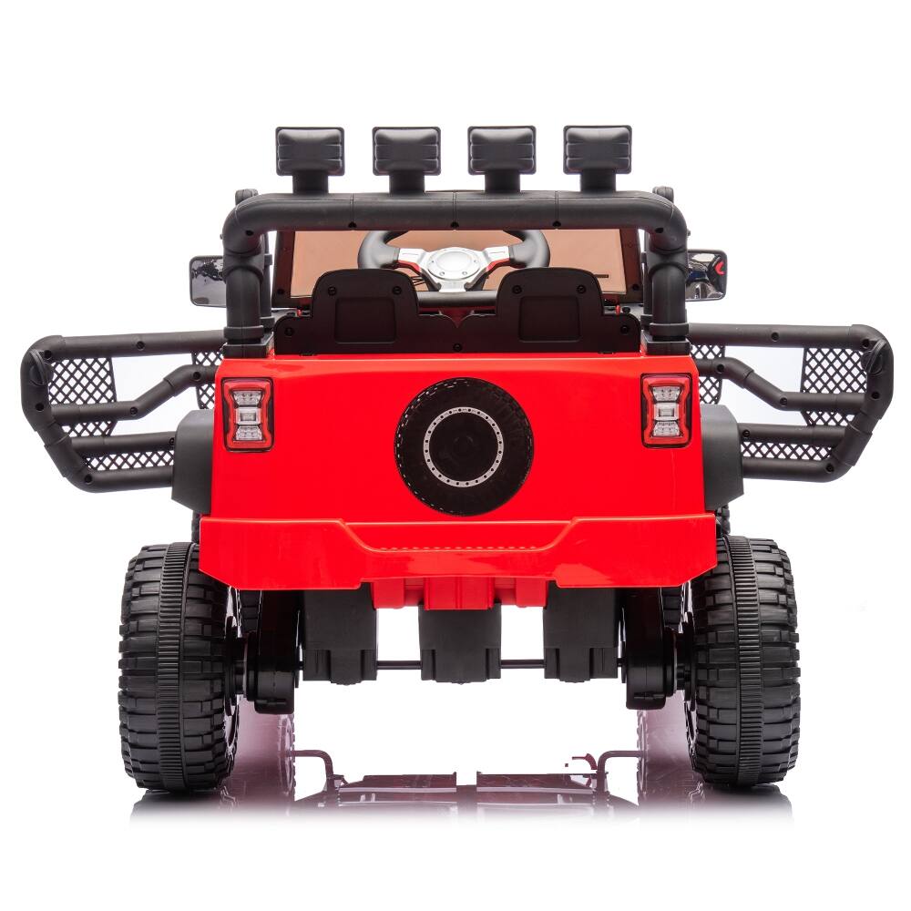 Alt View 6. Ropilly - Ropilly 24v kids ride on car with remote control, Red.