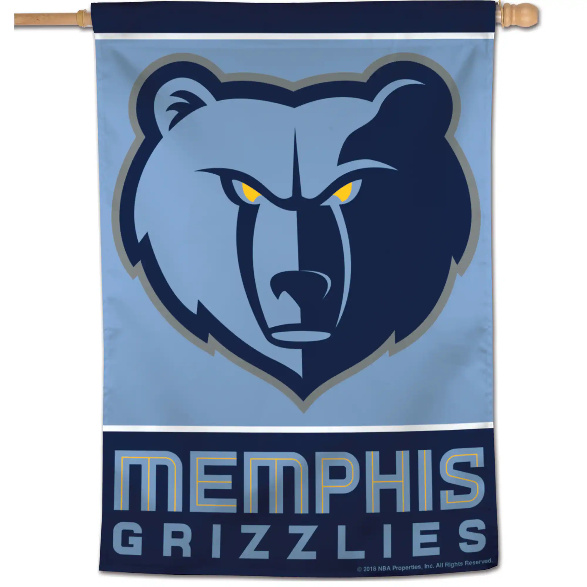 WinCraft - Memphis Grizzlies 28" x 40" Single-Sided Vertical Banner - Multicolor