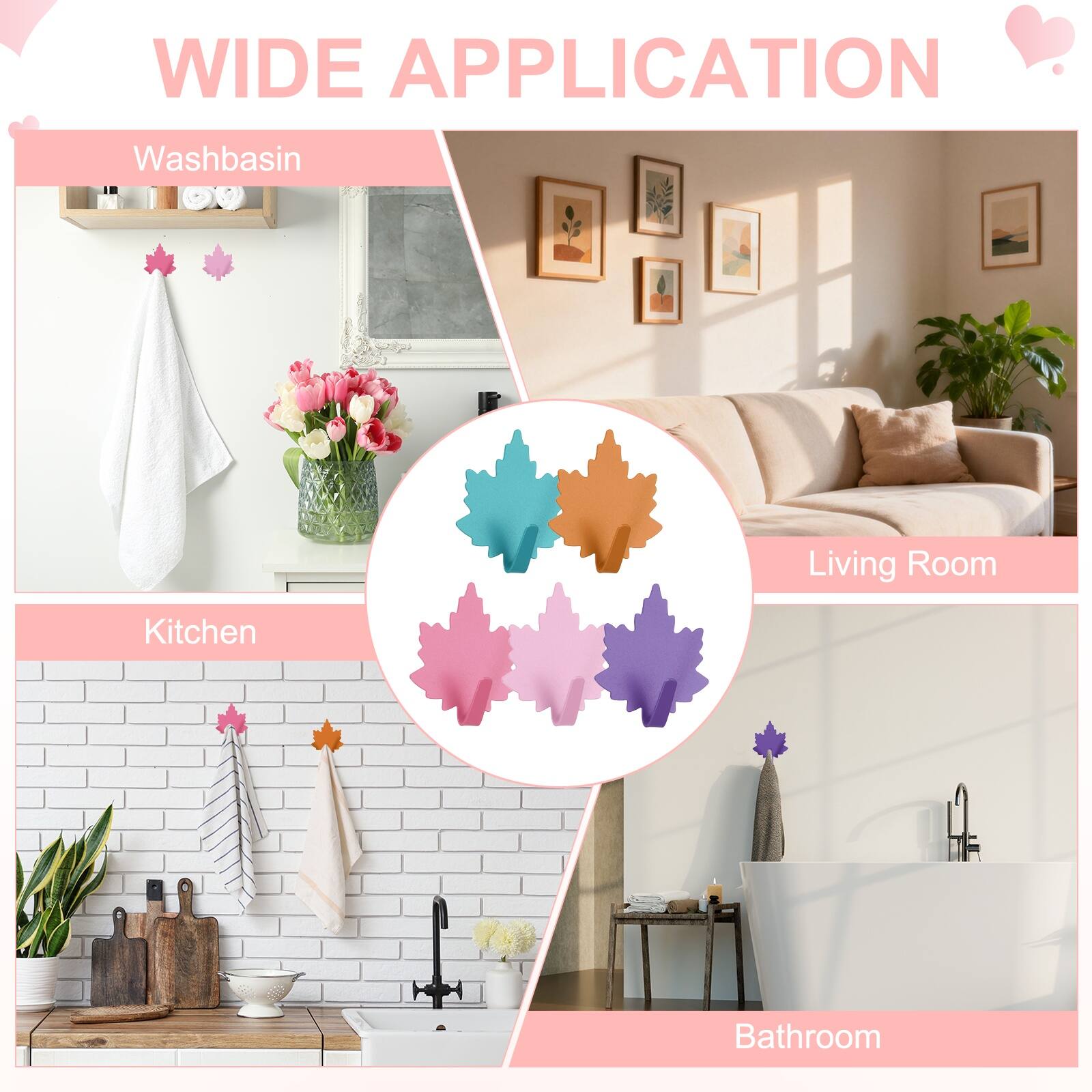 WIDE APPLICATION

- Washbasin
- Kitchen
- Living Room
- Bathroom