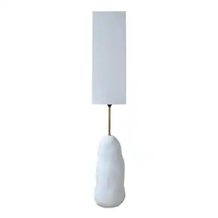 Front. BreeBe - Table Lamp 55"H - White.