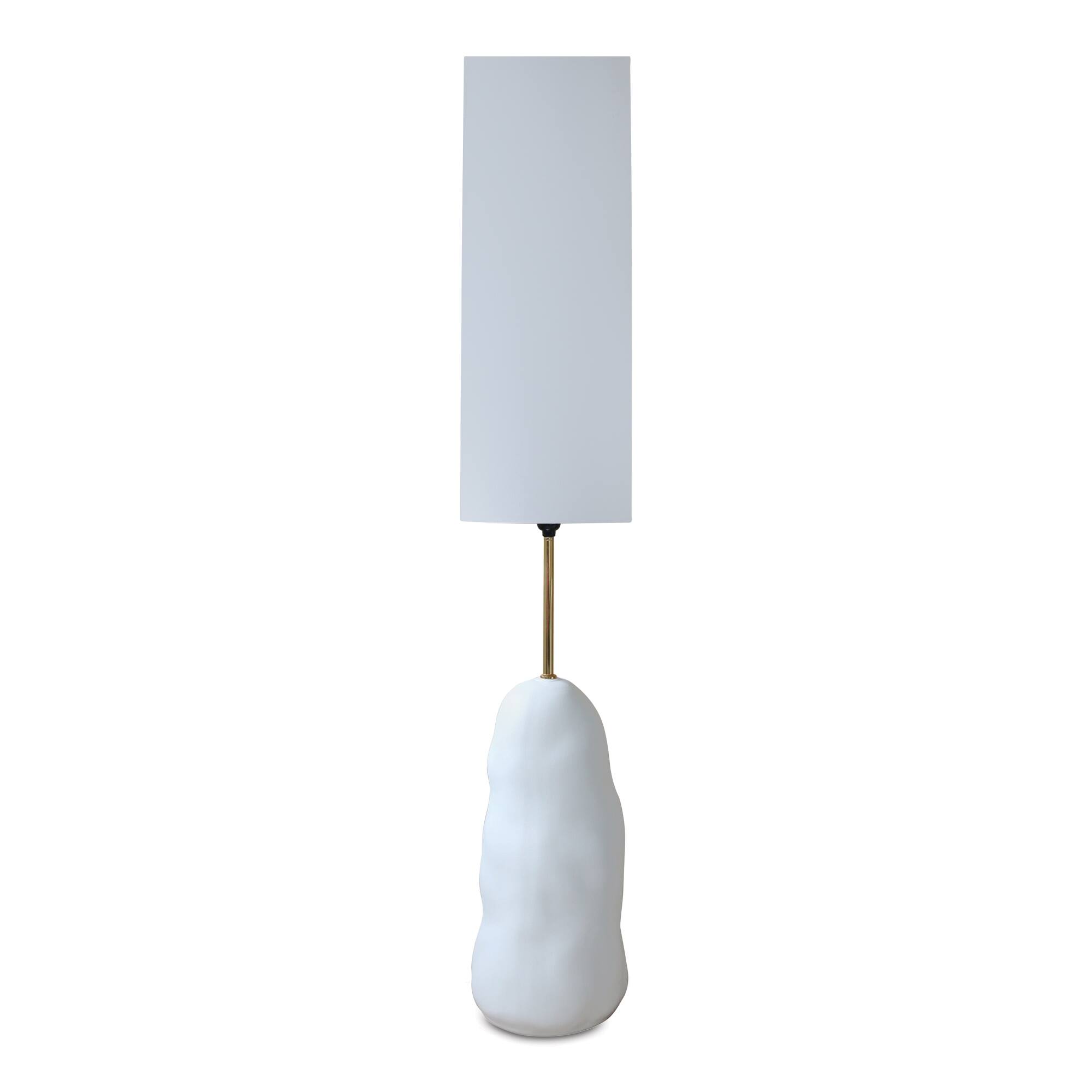Front. BreeBe - Table Lamp 55"H - White.