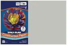 #1 TRU-RAY Construction Paper
Premium Heavyweight Single Color Pack
9" x 12"
50 Sheets
22.9 cm x 30.5 cm