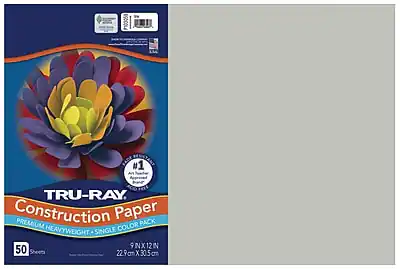 #1 TRU-RAY Construction Paper
Premium Heavyweight Single Color Pack
9" x 12"
50 Sheets
22.9 cm x 30.5 cm