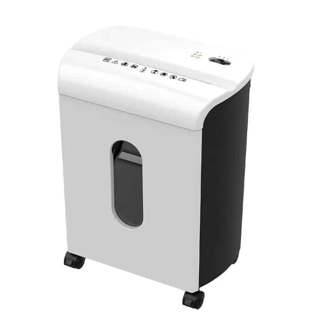 Lycvki - 12 Sheet Cross Cut P4 Security Woolsche Paper Shredder 476 Gallon Bin