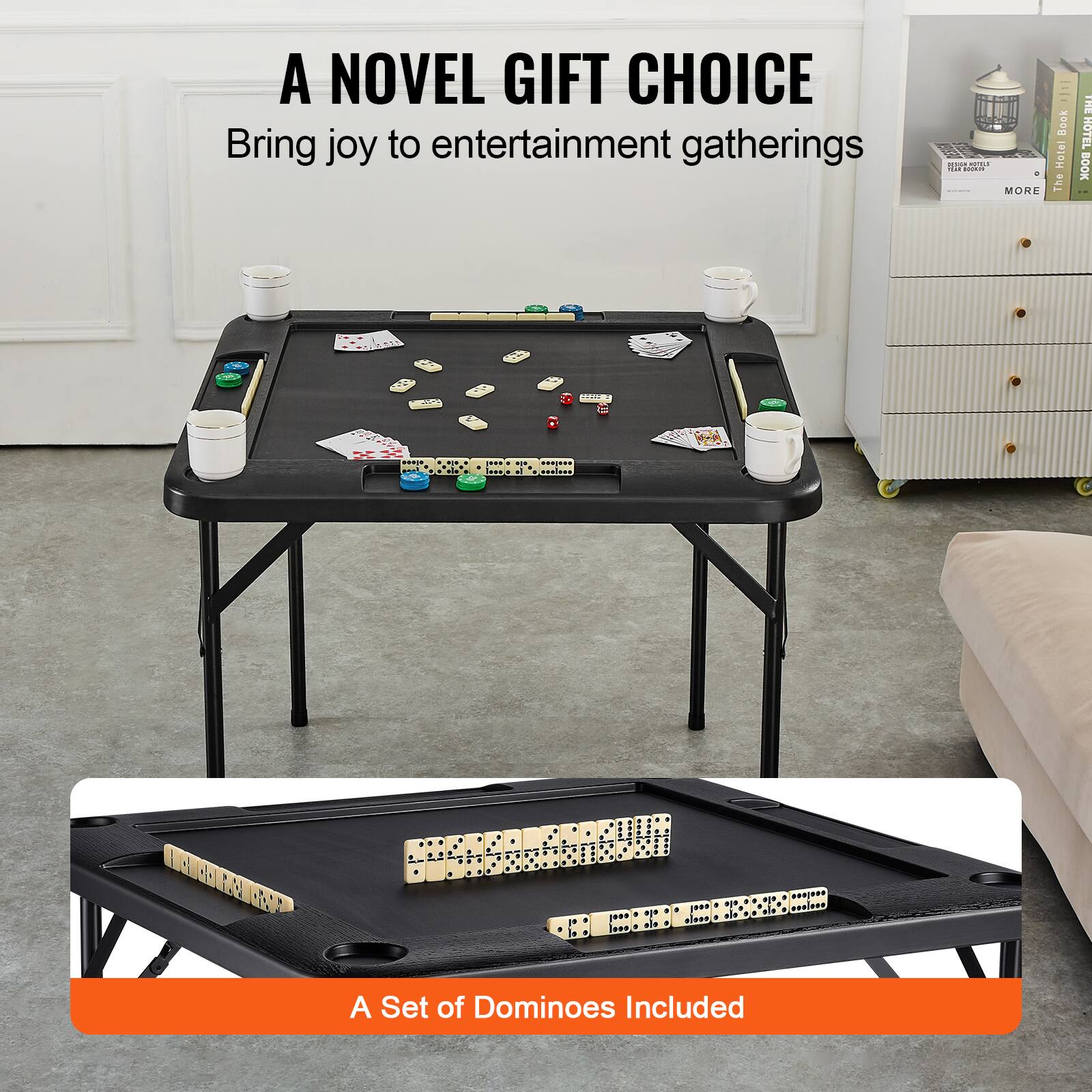 A NOVEL GIFT CHOICE
Bring joy to entertainment gatherings
A Set of Dominoes Included

Book Hotel
MORE
THE HOTEL BOOK