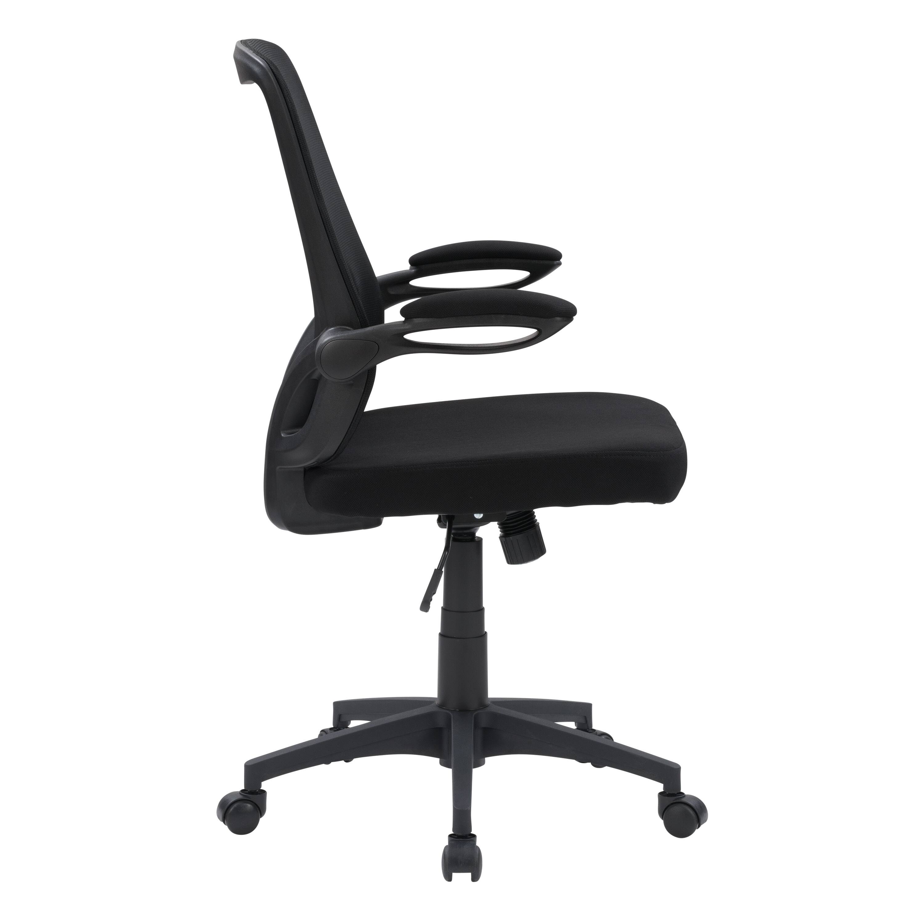 Alt View 12. CorLiving - WHR-500-O Workspace High Mesh Back Office Chair in Black - Black.